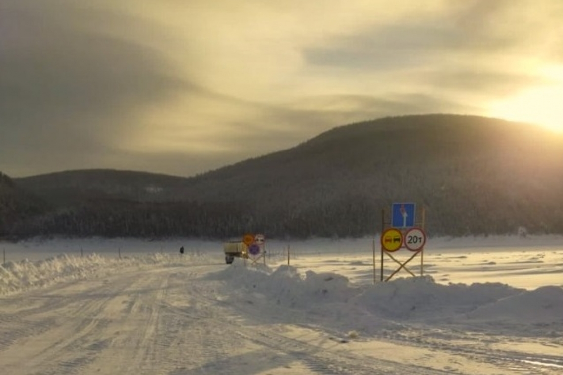 В Ленском районе на зимнике автодороги "Умнас" снижена грузоподъемность
