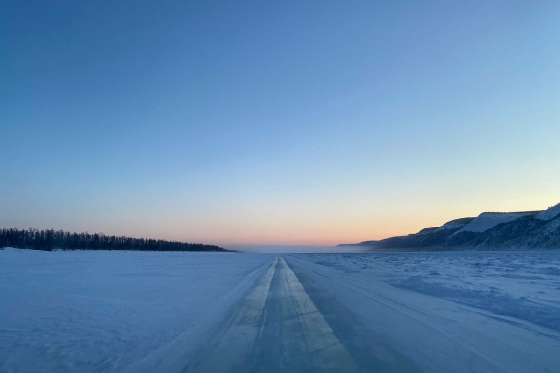Снижена грузоподъемность ледового зимника автодороги "Умнас" в Ленском районе